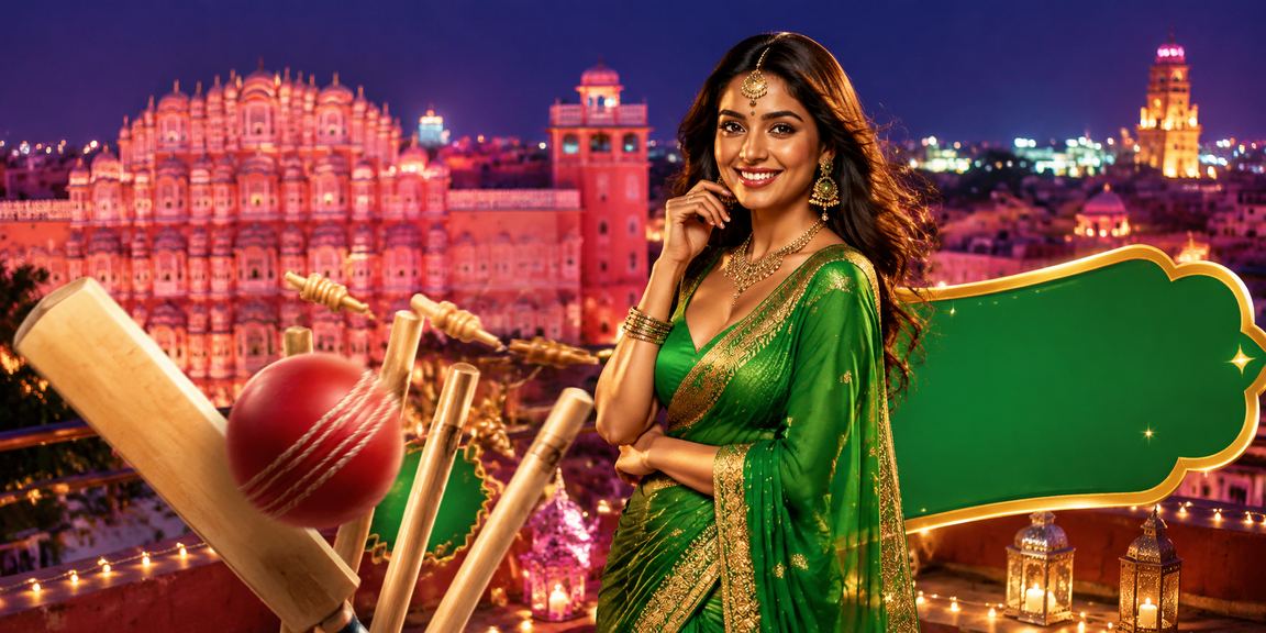 Indian woman considering responsible gaming while enjoying cricket betting